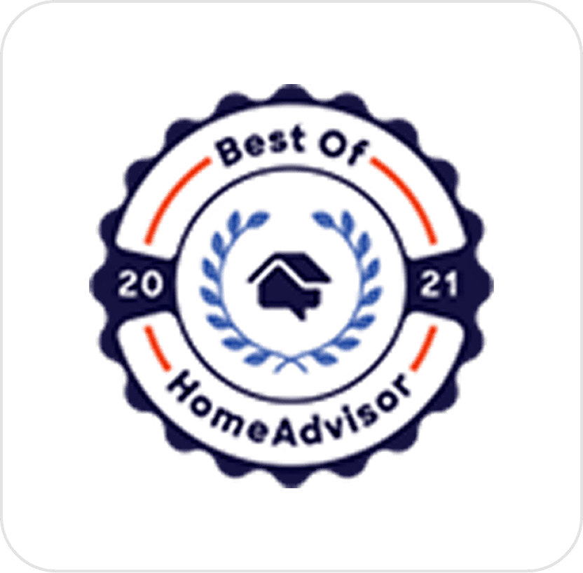 Best of HomeAdvisor 2021 award badge.