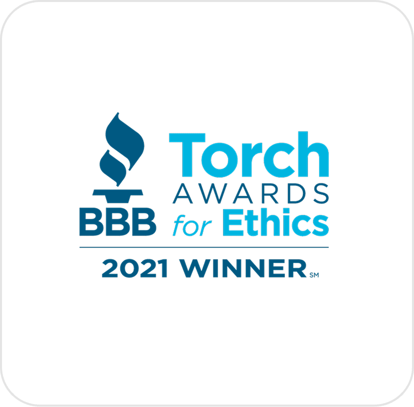 BBB Torch Awards for Ethics 2021 Winner.