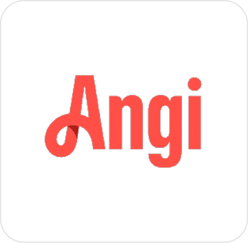 Red "Angi" text on black background.