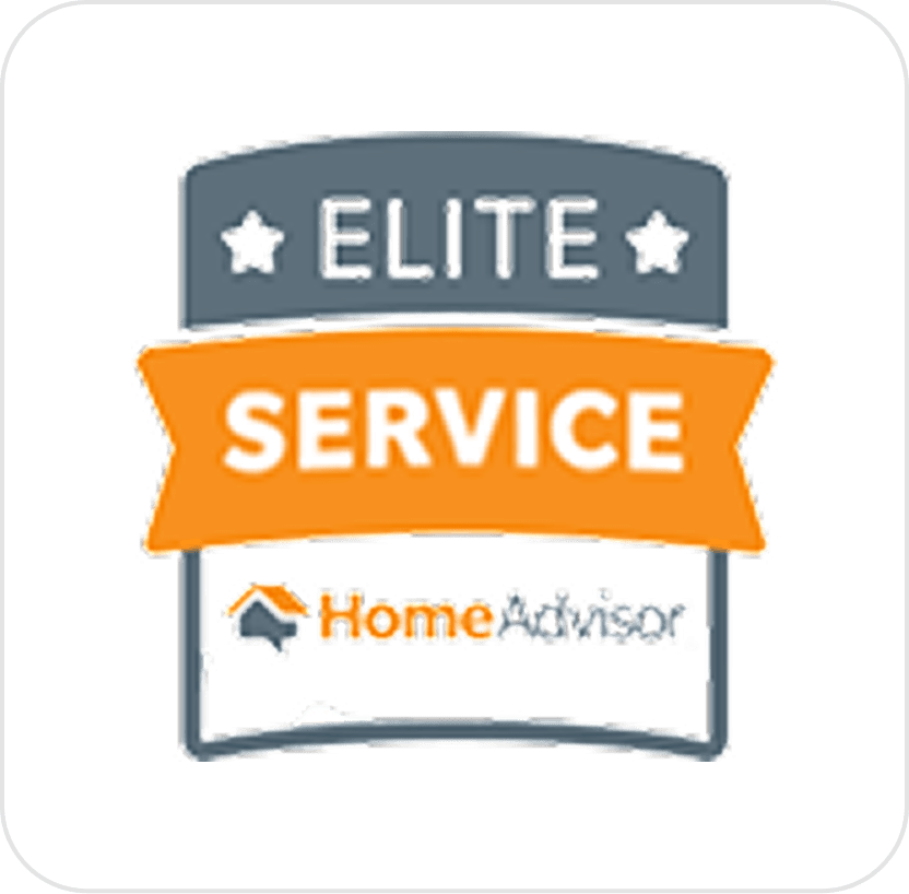 HomeAdvisor Elite Service badge logo.