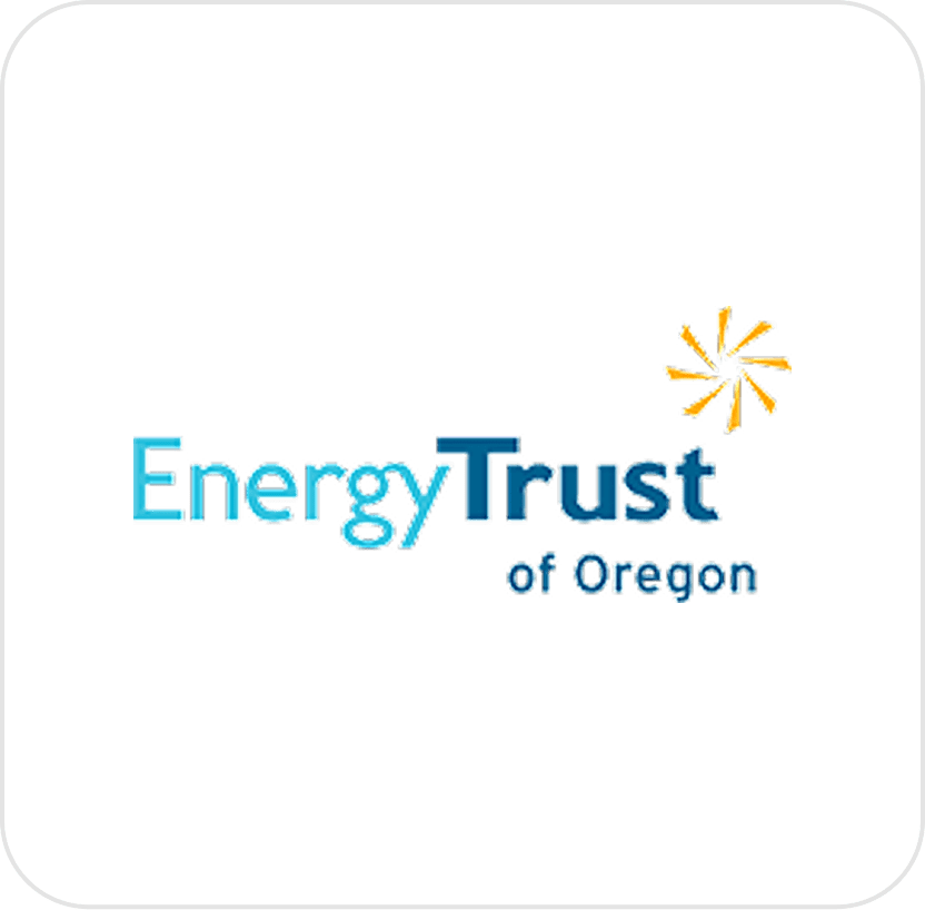 Energy Trust of Oregon logo on black.