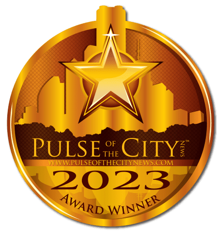 2023 Pulse of the City Award Winner gold medal.