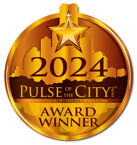 Gold medal for 2024 Pulse of the City award winner.